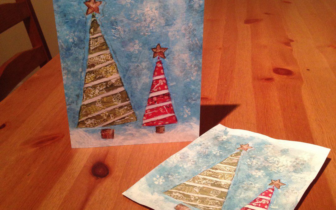 My first Christmas card design!