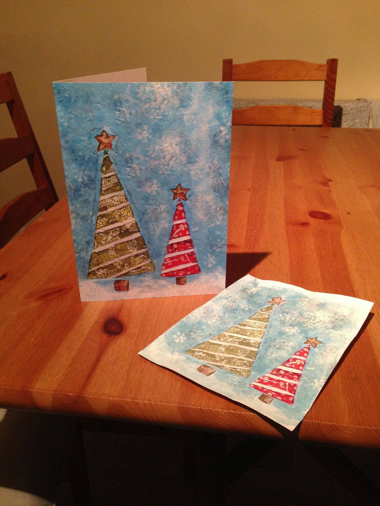 My first Christmas card design!