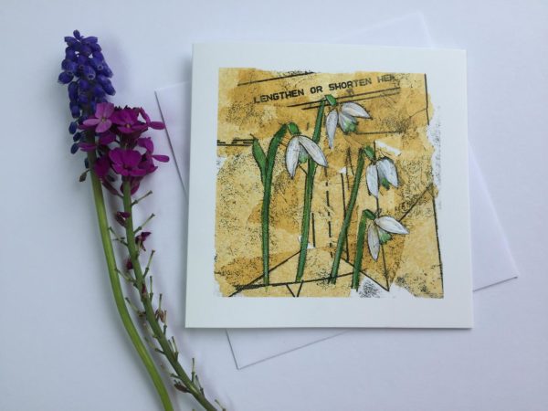 Snowdrops Greeting Card