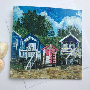 Wells-Next-The-Sea (Pink) Greeting Card